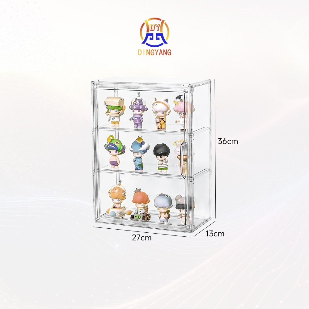 กล่องใส่โมเดล ตู้โชว์ตุ๊กตา กล่องใส่ art toy กันฝุ่น กันน้ำ และมีความโปร่งใสสูง ที่เก็บของสะสม มีหลายขนาด