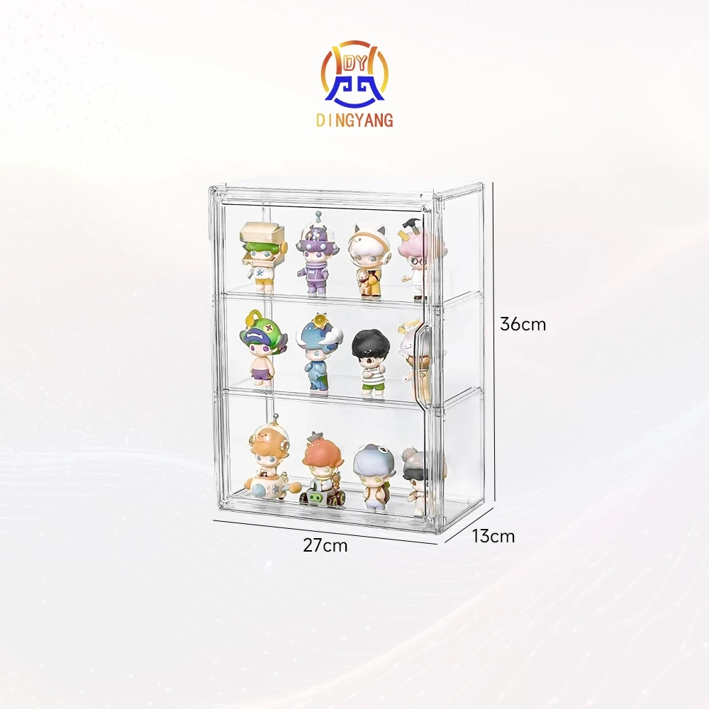 กล่องใส่โมเดล ตู้โชว์ตุ๊กตา กล่องใส่ art toy กันฝุ่น กันน้ำ และมีความโปร่งใสสูง ที่เก็บของสะสม มีหลายขนาด