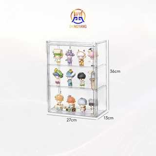 กล่องใส่โมเดล ตู้โชว์ตุ๊กตา กล่องใส่ art toy กันฝุ่น กันน้ำ และมีความโปร่งใสสูง ที่เก็บของสะสม มีหลายขนาด