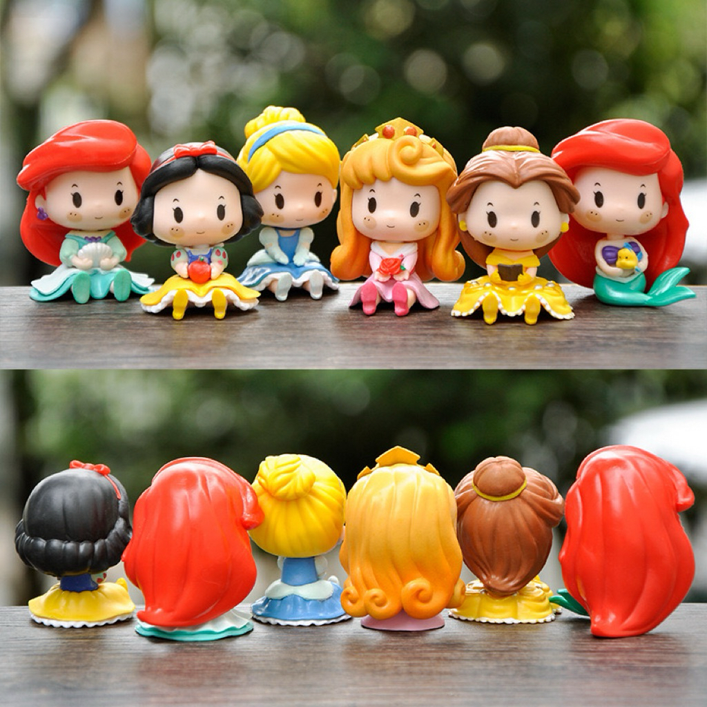 **พร้อมส่งจากไทย** โมเดลเจ้าหญิงดิสนีย์ PVC ราคาต่อชิ้น