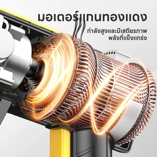 เครื่องล้างรถ ปืนฉีดน้ำ เครื่องฉีดน้ำแรงดันสูง ปืนฉีดน้ำไร้สาย 21 โวลต์ เครื่องล้างรถแรงดันสูง