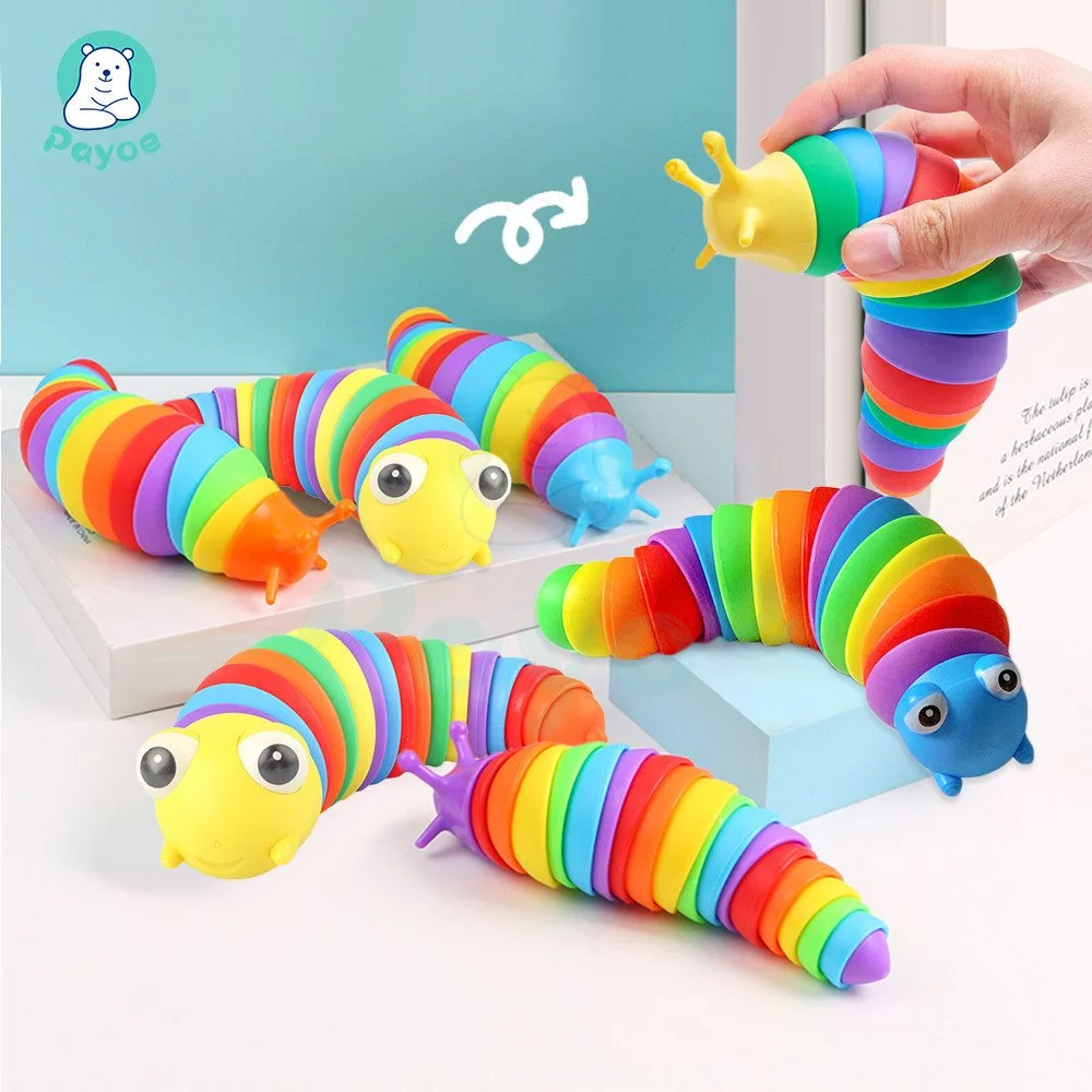 PAYOE ของเล่นคลายเครียด 3D ไบโอนิค หนอน
