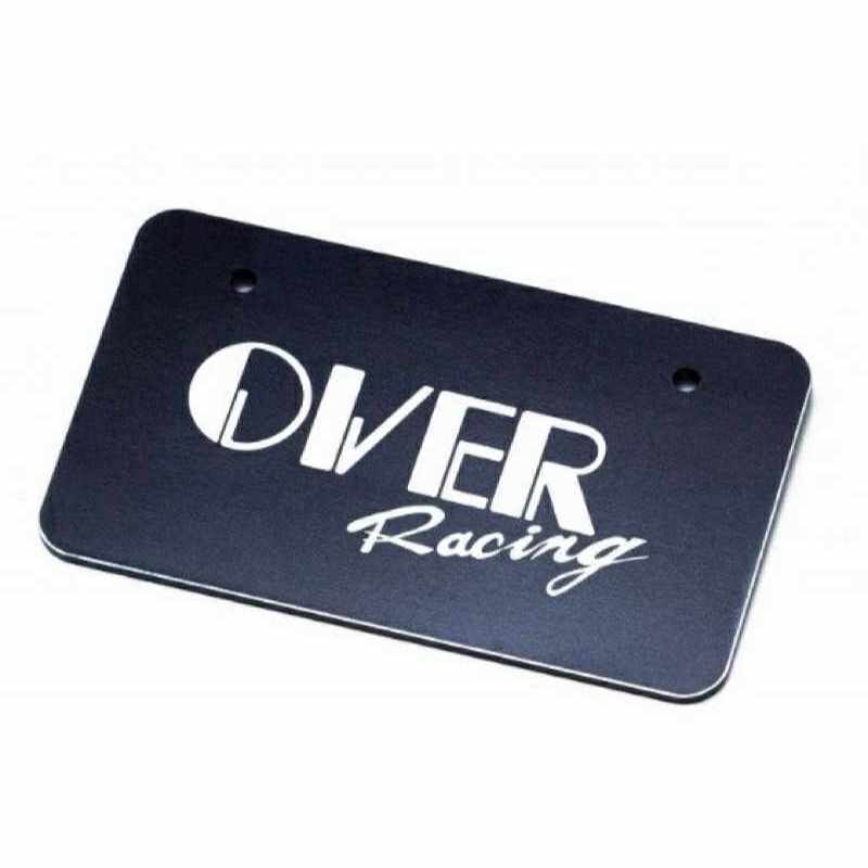 ป้าย OVER RACING อลูมิเนียม CNC