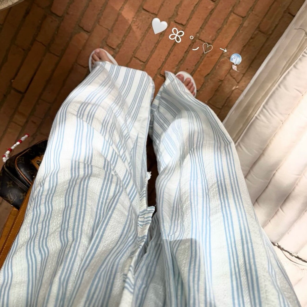 Reverie | Tidy Pants white|blue พร้อมส่ง