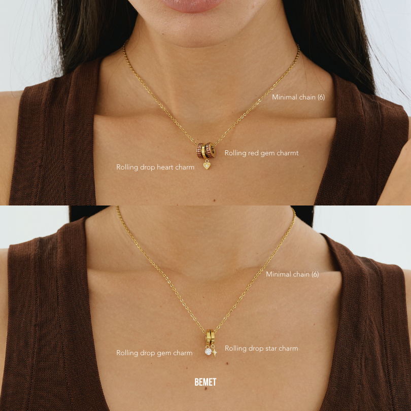 Minimal chain style 6 สร้อยคอสแตนเลส *เฉพาะสร้อยเปล่า*
