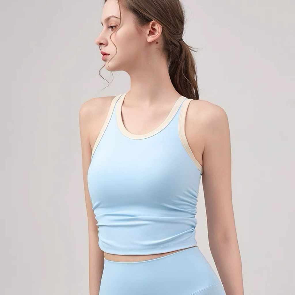 เสื้อออกกำลังกายผู้หญิง ✨ใส่ pilates ชุดพิลาทิส 💕ชุดออกกำลังกาย