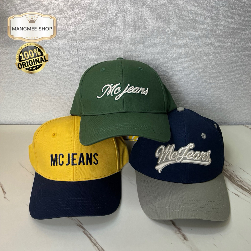 Mcjeans หมวกแก๊ป Unisex ของแท้จากช็อป มีถุงช็อปให้