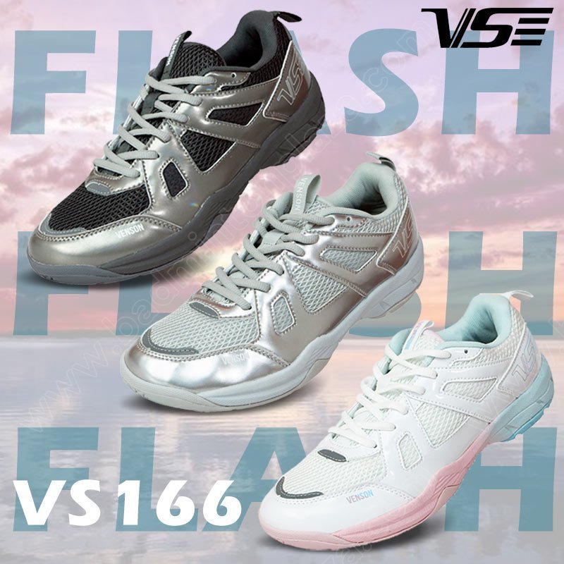 【 ของแท้ 💯% 】รองเท้าแบดมินตันวีเอส หน้ากว้าง รุ่น VS166 FLASH (VS166)