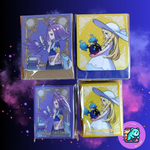 [พร้อมส่ง] Pokemon Center Set Lillie Acerola Deck Shield & Deck Case [POKEMON TCG]