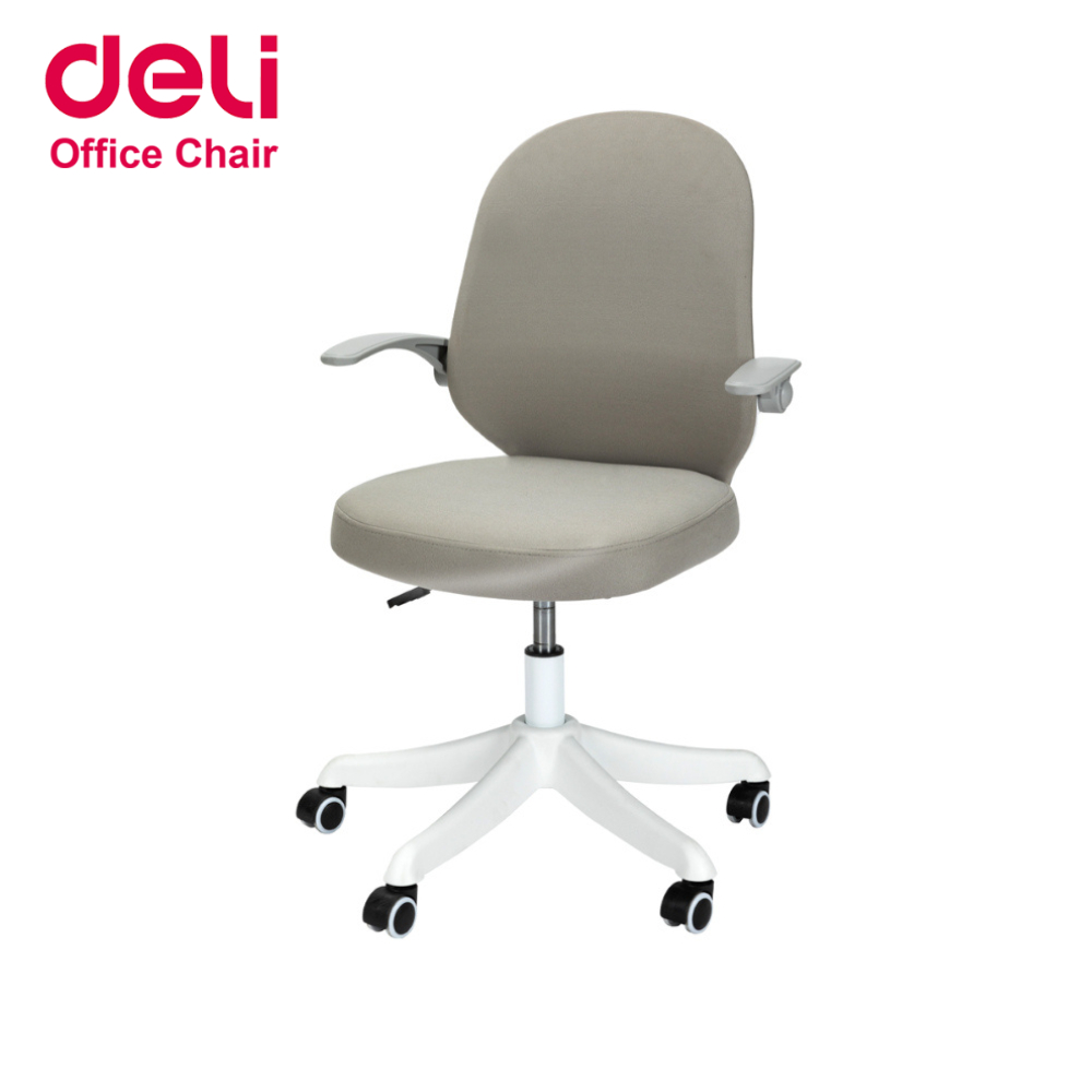 [ฟรีเบาะ]Deli เก้าอี้ออฟฟิศ เก้าอี้เพื่อสุขภาพ รองรับแผ่นหลังตามสรีระ เบาะนิ่ม นั่งสบาย Office Chair