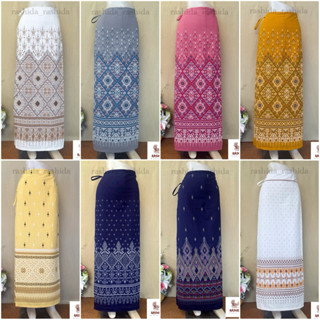 ผ้าถุงสำเร็จแบบผูกเชือก ผ้าถุงใส่ไปวัด