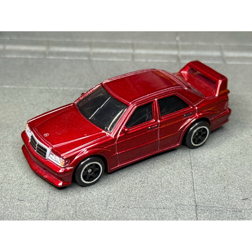 Hot Wheels Silver Series From 6 pack  Mercedes-Benz 190 E 2.5-16 Evo ll ขนาด 1:64 ล้อพลาสติก ท้องเหล