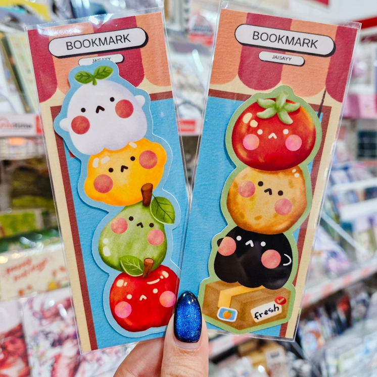 ✨มีลายใหม่นะ!✨Bookmark ที่คั่นหนังสือ ลาย บู๋วบั๊บต้าวผีสุดคิวท์ น่ารักเกินต้าน ที่คั่นหนังสือน่ารัก ๆ [JAISAYY]