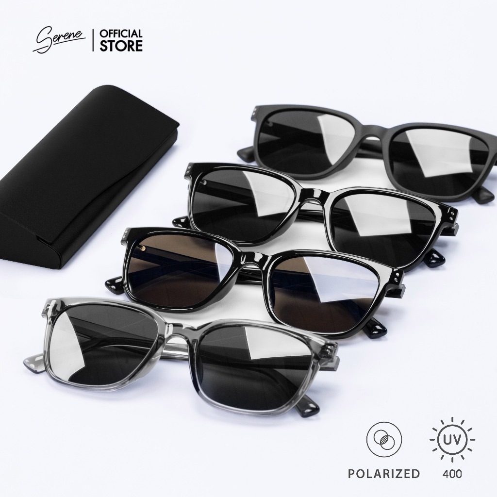 Serene’s Choice แว่นกันแดด โพลาไรซ์ ทรง Wayfarer ขับรถ/กลางแจ้ง ใส่ได้ทุกเพศ Polarized Sunglasses
