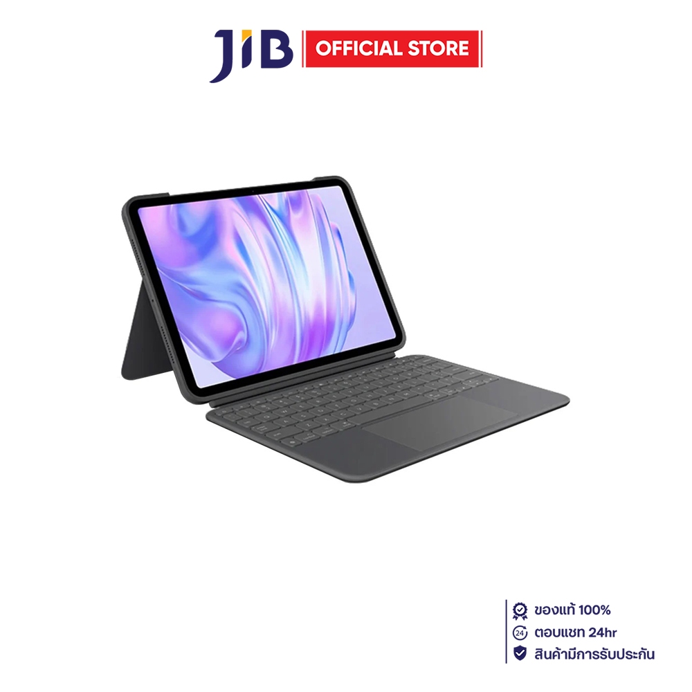 CASE & KEYBOARD (เคสคีย์บอร์ด) LOGITECH COMBO TOUCH FOR IPAD PRO 11 M4 - GRAPHITE