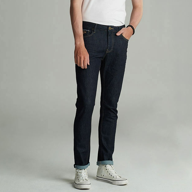 Mc JEANS กางเกงยีนส์ผู้ชาย กางเกงยีนส์ แม็ค แท้ ผู้ชาย ขาเดฟ ริมแดง (MC RED SELV