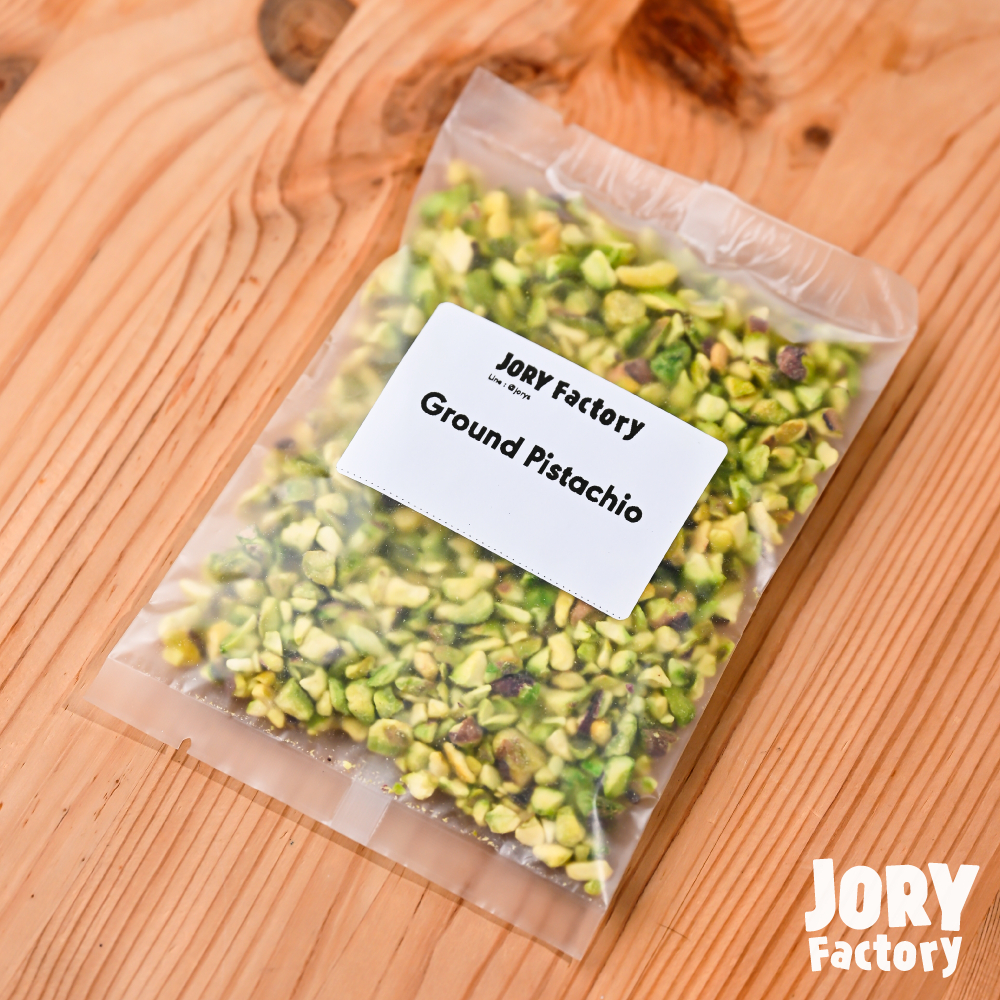 Ground Pistachio พิสตาชิโอบดหยาบ โรยหน้าเค้ก โรยเครื่องดื่ม คุกกี้พิสตาชิโอ พิสตาชิโอบด แบบแพค 70 กรัม ถั่ว ถั่วบด