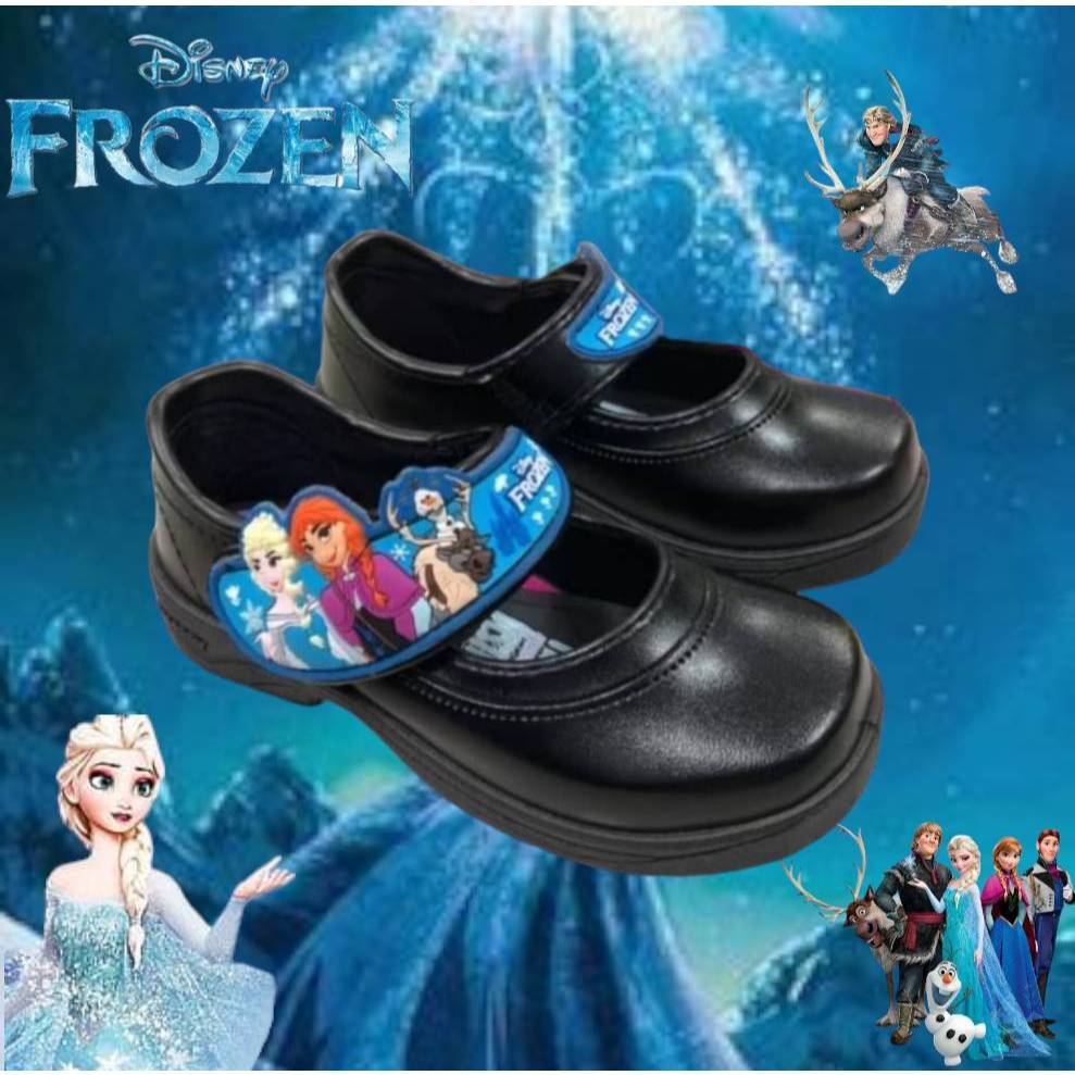 CHAPPY รองเท้านักเรียนหญิง รองเท้าหนัง Frozen รุ่น CF-226