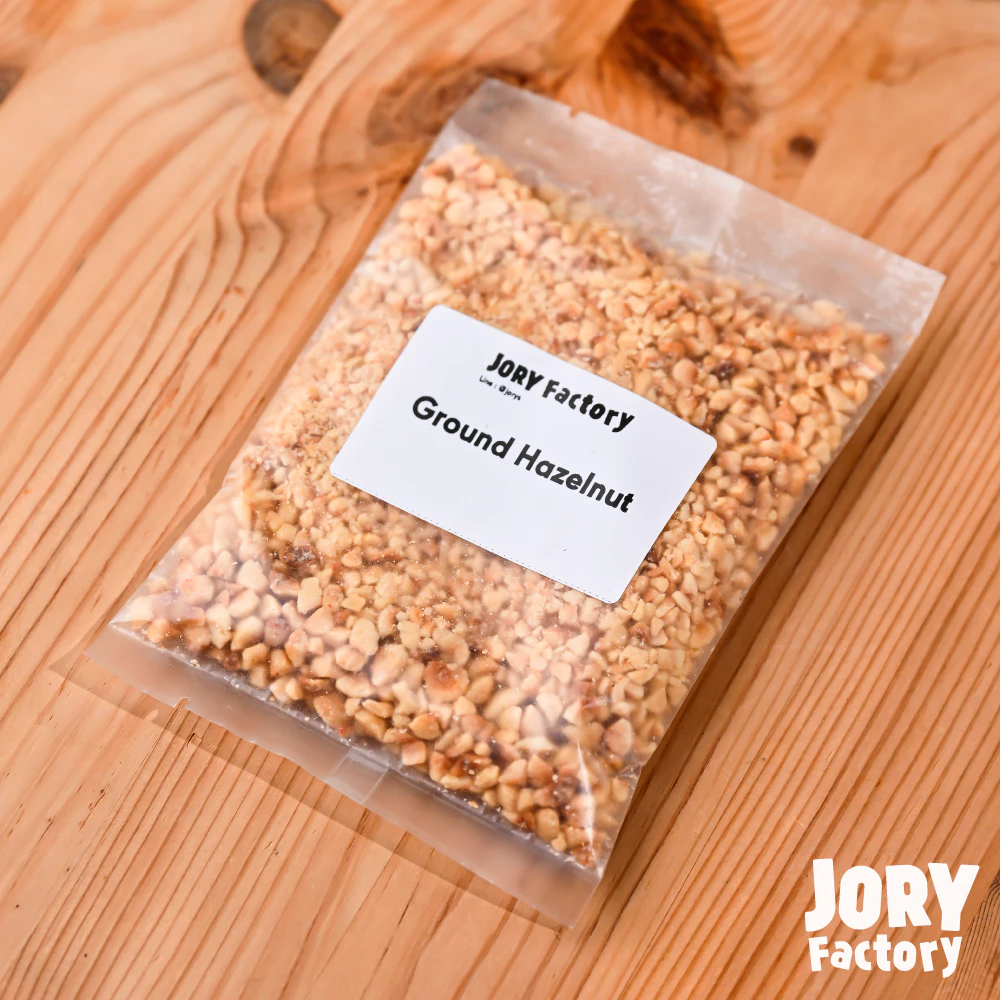 Ground Hazelnut เฮเซลนัทบดหยาบ โรยหน้าเค้ก โรยเครื่องดื่ม คุกกี้เฮเซลนัท เฮเซลนัทบด แบบแพค 70 กรัม ถั่ว ถั่วบด