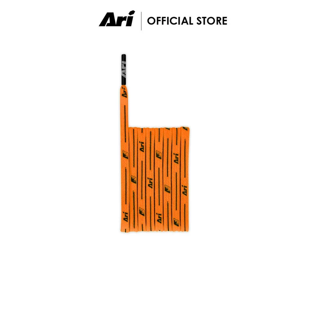 ARI COLORFUL SHOELACES - ORANGE เชือกรองเท้า อาริ COLORFUL สีส้ม