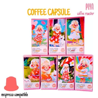 กาแฟแคปซูล 10 แคปซูล มี 7 รสชาติให้เลือก Coffee Capsule (ใช้กับระบบ Nespresso compatible)