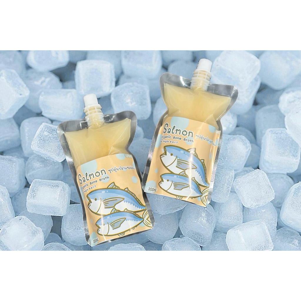 ใหม่!! Bone broth ซุปตุ๋นปลาแซลม่อน 200ml