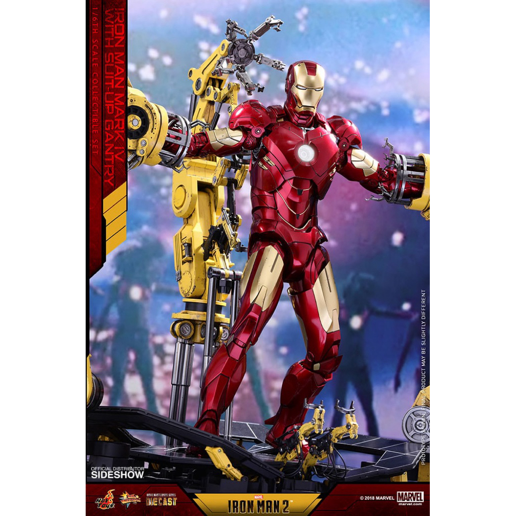 Hot toys IRON MAN MARK 4 SUIT-UP GANTRY ขนาด 1/6 (DIECAST)