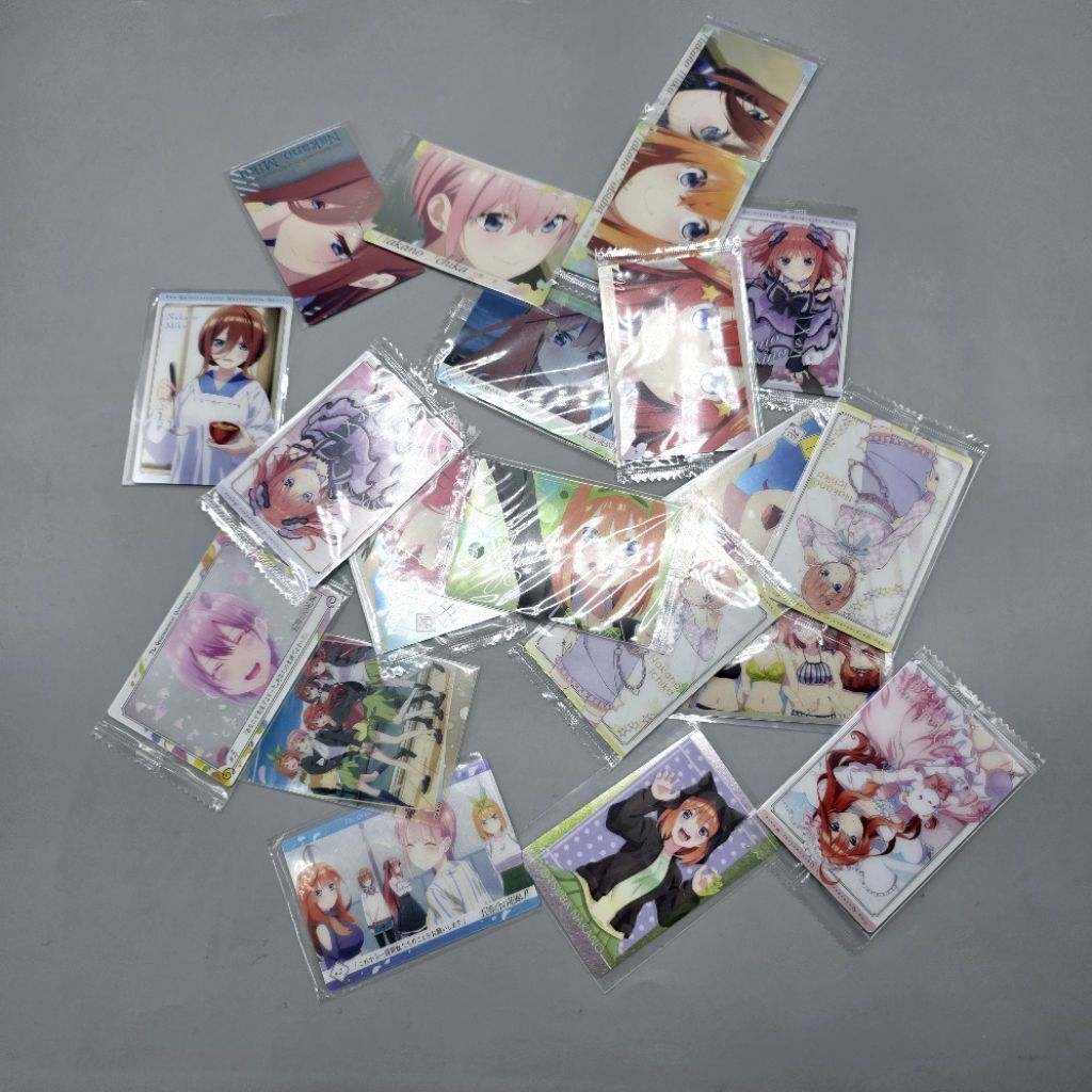 (พร้อมส่ง/แท้✅️) ของสะสม อนิเมะ การ์ด แฝด5 yotsuba itsuki nino miku ichika โยตสึบะ อิตสึกิ มิคุ อิจิกะ นิโนะ นากาโนะ