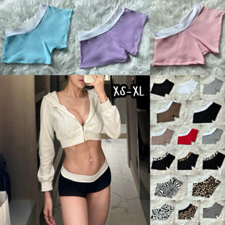 NEW ขาสั้นเอวต่ำ ฟรีไซส์-XL งานฮิต สายฝอ มีให้เลือก18แบบ ผ้า…