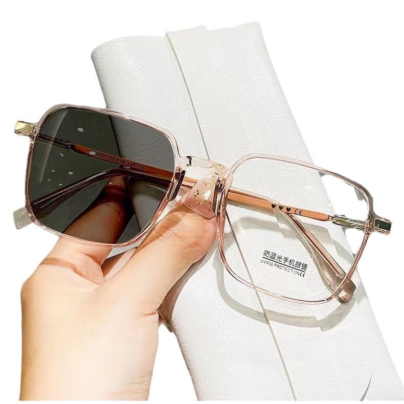 KUKUDARA แว่นสายตายาว +50 +75 +100 +175 แว่นกรองแสงสีฟ้า ออกแดดเปลี่ยนสี