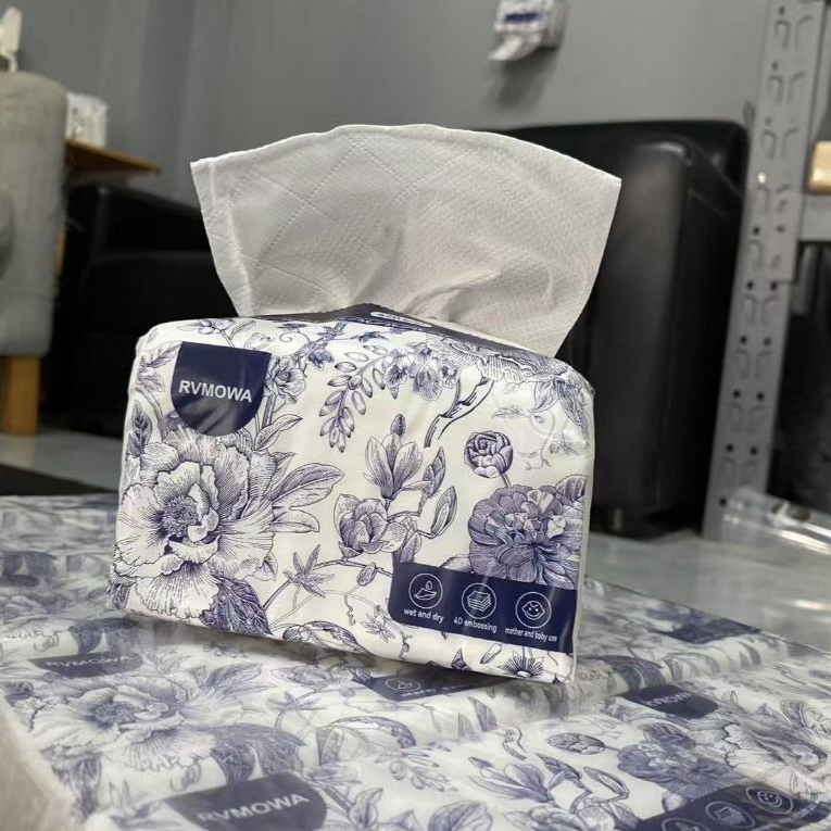 ZJ-02 RVMOWA【1 ห่อ】กระดาษทิชชู่ตั้งโต๊ะ มาตรฐาน GB/T20808