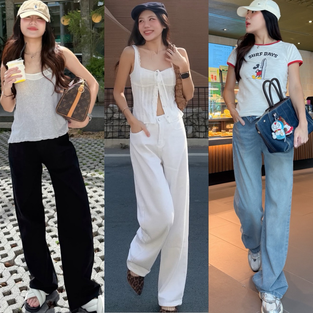 BULLY WHITE JEANS(10วันจัดส่ง)