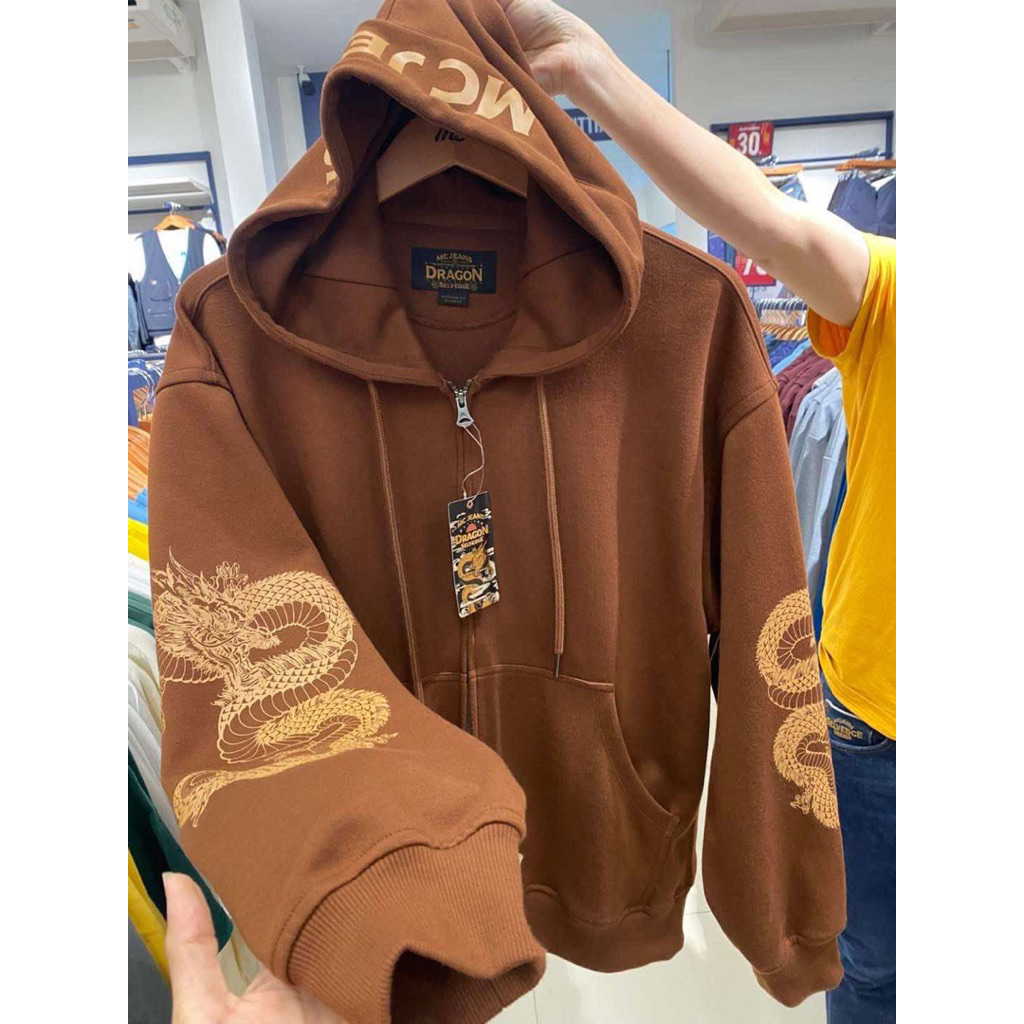 MC JEANS มังกร เเต่งลายด้านข้าง เเบรนด์แท้ มีปลายทาง