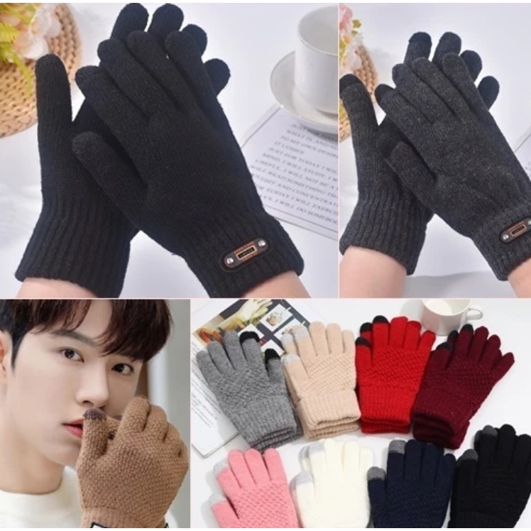 ถุงมือกันหนาวชายหญิง ทัชสกรีน TB323 TB324 TB325 TB318 TB415