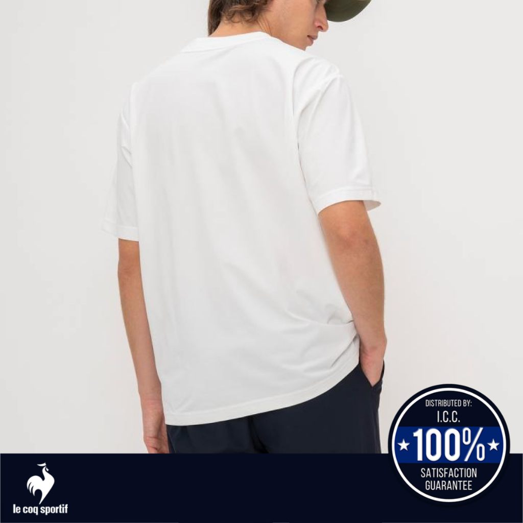 le coq sportif เสื้อยืดแขนสั้น Helanka Sunscreen NIR (ลำลอง, ออกกำลังกาย, กันแดด, แห้งเร็ว, T-shirt) ราคา ถูกที่สุด ดีลบีเคเค แกลเลอรีภาพที่ 9