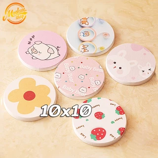 แผ่นหินรองแก้ว กันลื่น แห้งไว ซึมซับน้ำไว ขนาด 10 x10 ซม.