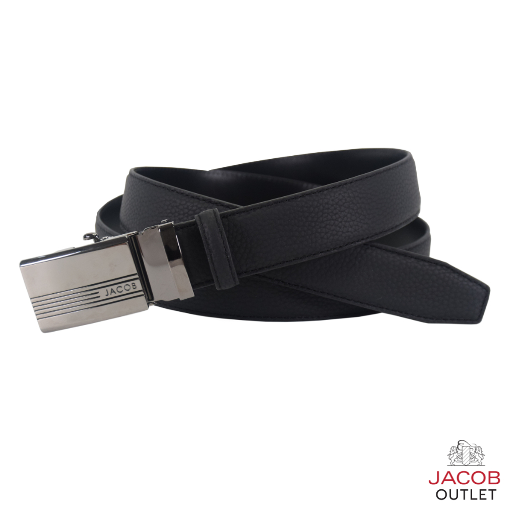JACOB  เข็มขัดหนังอัดลาย ดีไซน์ทันสมัย รุ่น 52244