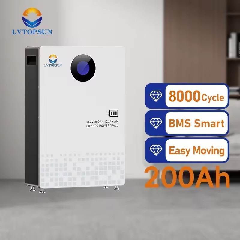 LVTOPSUN Lithium Battery 51.2V 200Ah/10.2 KWH รุ่น G3 แบตเตอรี่สำหรับโซล่าเซล์ ประกันศูนย์ไทย 7 ปี