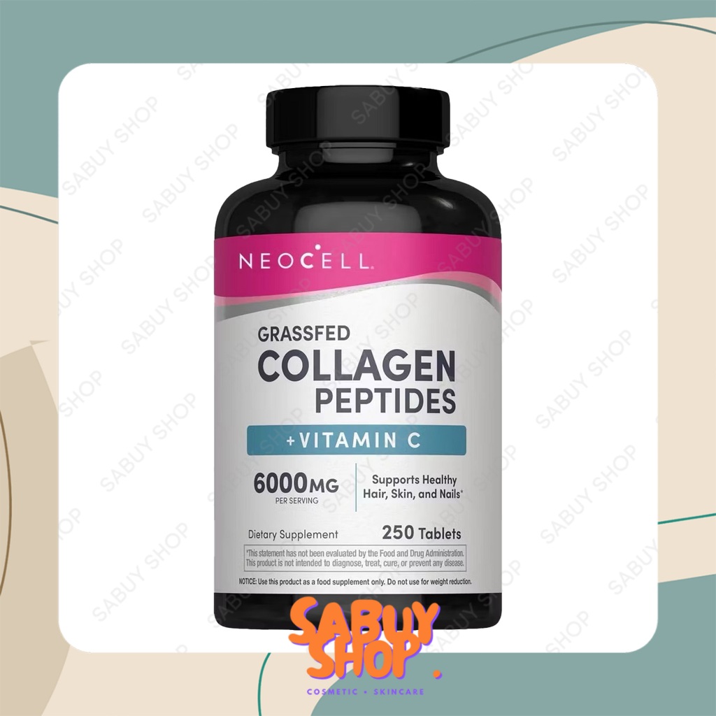 (1กระปุก) Neocell Super Collagen + C นีโอเซลล์ คอลลาเจน ชนิดเม็ด