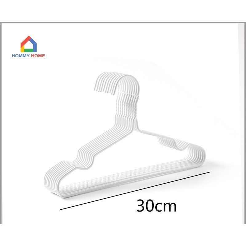 Girl. (1แพ็คมี10ชิ้น)ไม้แขวนเสื้อ เด็ก เคลือบซีลีโคนกันลื่น ป้องกันสนิม ความหนา4mm  Q#017