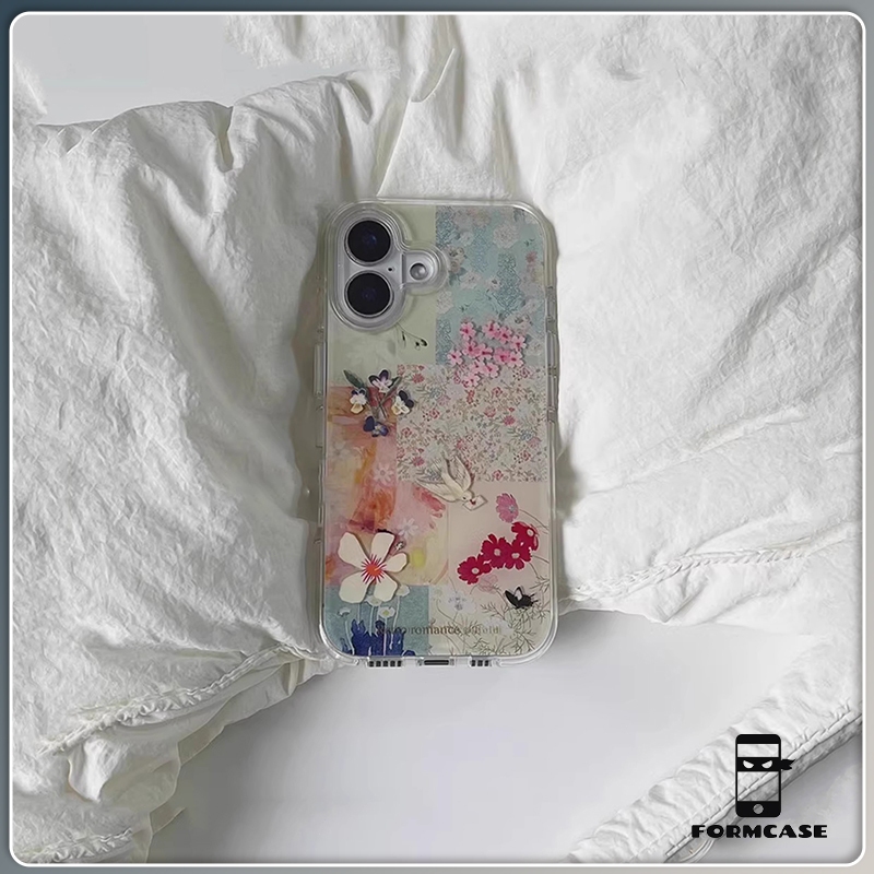 โปร่งใส จัดส่งจากประเทศไทย ลายดอกเล็กๆ for iPhone เคสไอโฟน 11 12 13 14 15 16 PLUS PRO MAX X XS MAX XR 7/8PLUS แอปเปิ้ลโท