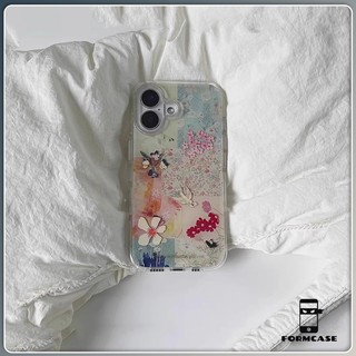 โปร่งใส จัดส่งจากประเทศไทย ลายดอกเล็กๆ for iPhone เคสไอโฟน 11 12 13 14 15 16 PLUS PRO MAX X XS MAX XR 7/8PLUS แอปเปิ้ลโท