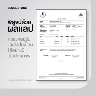 Seoul Stone Pure Rain Lite ฝักบัวกรองน้ำ 3 ชั้น รุ่นใหม่ รับประกัน 5 ปี ลดคลอรีน ผื่น ผิวแพ้ง่าย