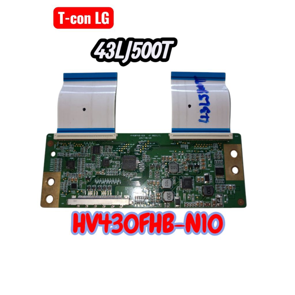 บอร์ดทีตอนทีวีLG43LJ500TพาทHV430FHB-N10แท้ถอด