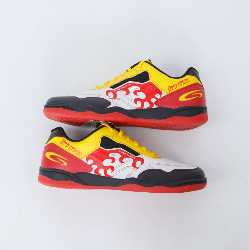 รองเท้าผ้าใบฟุตซอล GIGA FG427 ดีไซน์ DASH ฟรี ถ.สีดำ พร้อม Socksy 1 คู่ งานไทย