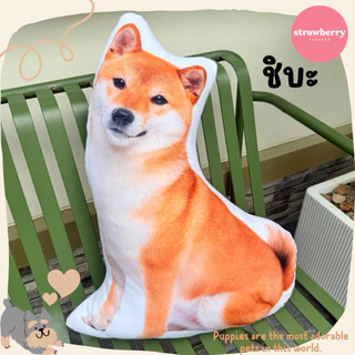 🐶หมอนพิมพ์ลายเจ้าหมา ตุ๊กตาหมา หมอนหมา ขนาด60cm ใบใหญ่ สีสวยคมชัด 🧺สต็อคแน่น พร้อมส่ง มีเก็บปลายทาง🚚