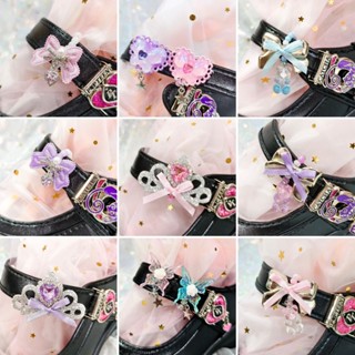 สายคล้องรองเท้า นักเรียน 1ชิ้น  น้องหมี ลูกปัดใส น่ารัก ตกแต…