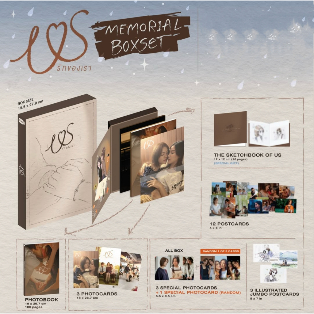 US รักของเรา MEMORIAL BOXSET #GMMTV EMIBONNIE EMI BONNIE เอมี่บอนนี่ เอมี่ บอนนี่