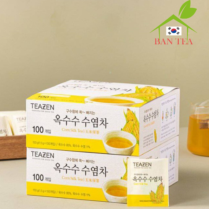 พร้อมส่ง✅ 🌽TEAZEN Corn silk tea ชาไหมข้าวโพด🌽 ชาลดบวมน้ำ