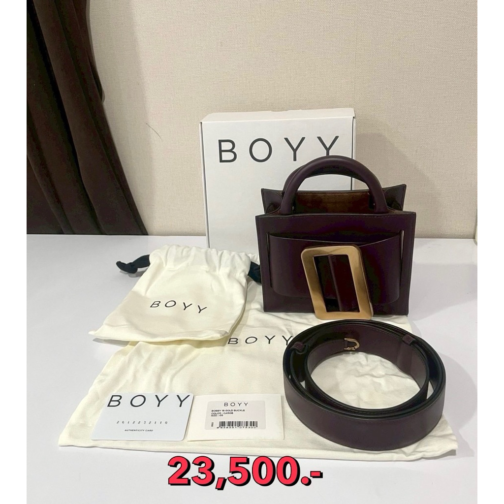 boyy bobby18 สีoxblood
